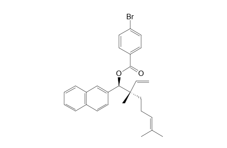 (1S,2S)-2,6-DIMETHYL-2-ETHENYL-1-(2'-NAPHTHYL)-5-HEPTENYL-4-BROMOBENZOATE