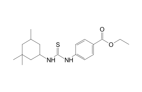 p-[2-thio-3-(3,3,5-trimethylcyclohexyl)ureido]benzoic acid, ethyl ester