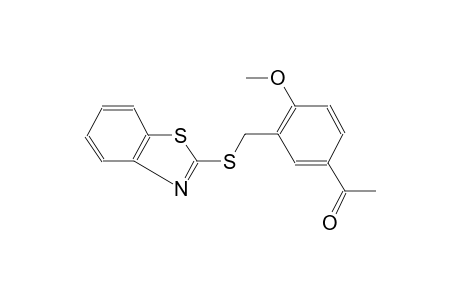 1-(3-[(1,3-Benzothiazol-2-ylsulfanyl)methyl]-4-methoxyphenyl)ethanone