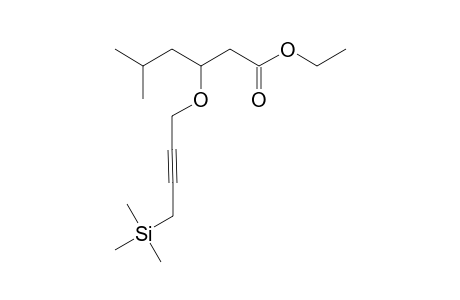 ETHYL-5-METHYL-3-(4'-TRIMETHYLSILANYL-BUT-2'-YNYLOXY)-HEXANOATE