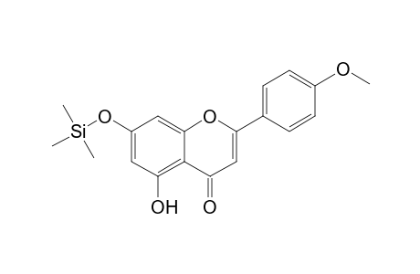 Acacetin, mono-TMS