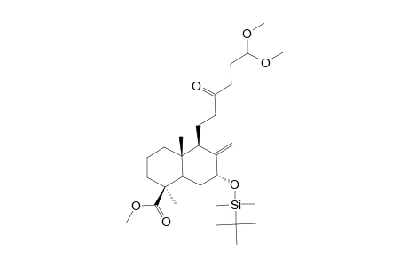 #15;(1'R,3'R,4A'S,5'S,8A'S)-6-[3'-ALPHA-(TERT.-BUTYLDIMETHYLSILYL)-OXY-3',4',4A',5',6',7',8',8A'-OCTAHYDRO-2'-(1'H)-METHYLENE-5'-BETA-METHOXYCARBONYL-5'-ALPHA,