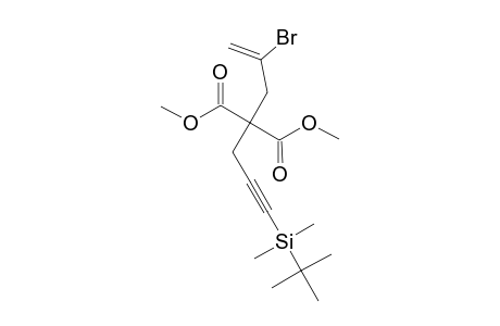 DIMETHYL-2-(2'-BROMOALLYL)-2-[3''-TERT.-BUTYL-(DIMETHYL)-SILYL-2''-PROPYNYL]-MALONATE