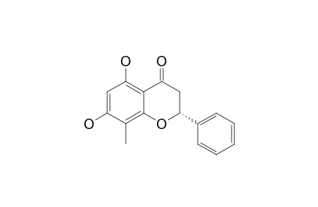 5,7-DIHYDROXY-8-C-METHYL-FLAVANONE