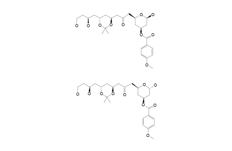 #10;(+)-(2S,4S,6S/6R)-2-[3-[(4S,6S)-6-[(2S)-2,4-DIHYDROXYBUTYL]-2,2-DIMETHYL-1,3-DIOXAN-4-YL]-2-OXOPROPYL]-TETRAHYDRO-6-HYDROXY-2H-PYRAN-4-YL-4-METHOXYBENZOATE