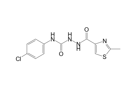 4-(p-chlorophenyl)-1-[(2-methyl-4-thiazolyl)carbonyl]semicarbazide