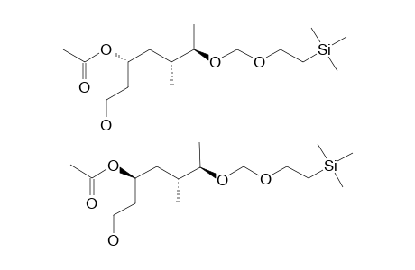 (2R,3S,5RS)-5-ACETYLOXY-3-METHYL-2-[2-(TRIMETHYLSILYL)-ETHOXYMETHOXY]-HEPTAN-7-OL