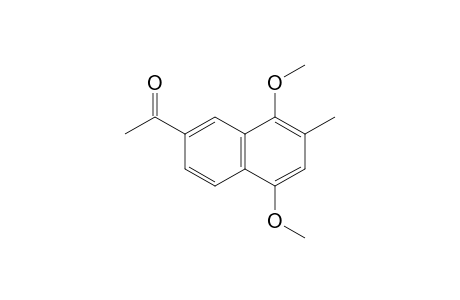 1-(5,8-DIMETHOXY-7-METHYL-NAPHTHALEN-2-YL)-ETHANONE