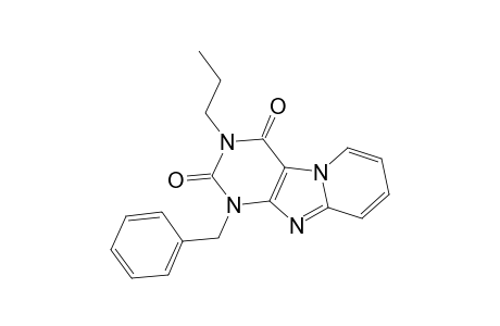 1-BENZYL-3-PROPYL-1H,3H-PYRIDO-[2,1-F]-PURINE-2,4-DIONE