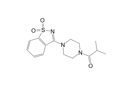 3-(4-isobutyryl-1-piperazinyl)-1,2-benzisothiazole 1,1-dioxide