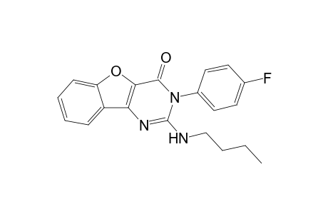 3-(4-Fluorophenyl)-2-(n-butylamino)-benzofuro[3,2-d]pyrimidin-4(3H)-one