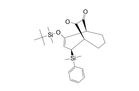 2-(TERT.-BUTYLDIMETHYLSILOXY)-4-(DIMETHYLPHENYLSILYL)-10-HYDROXYBICYCLO-[3.3.2]-DEC-2-EN-9-ONE