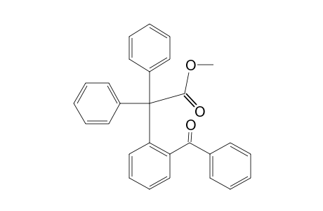 alpha-(o-BENZOYLPHENYL)-alpha,alpha-DIPHENYLACETIC ACID, METHYL ESTER