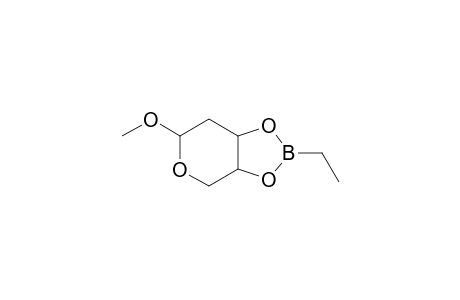 beta-D-ERYTHRO-PENTOPYRANOSIDE, 2-DESOXY-3,4-O-(ETHYLBORANDIYL)-1-O-TRIDEUTEROMETHYL-