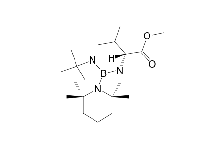 N-[(TERT.-BUTYLAMINO)-(2,2,6,6-TETRAMETHYLPIPERIDINO)-BORYL]-L-VALIN-METHYLESTER