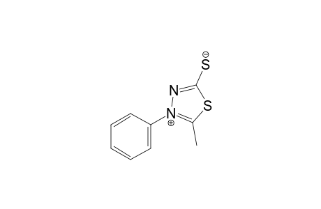 5-mercapto-2-methyl-3-phenyl-1,3,4-thiadiazolium hydroxide, inner salt