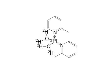 CIS-[PT(2-PIC)2(D2O)2]2+