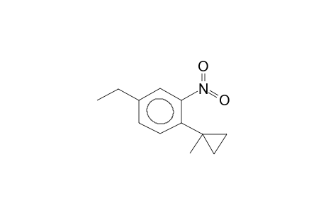 1-METHYL-1-(2'-NITRO-4'-ETHYLPHENYL)CYCLOPROPANE