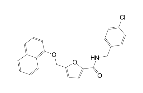 N-(4-chlorobenzyl)-5-[(1-naphthyloxy)methyl]-2-furamide