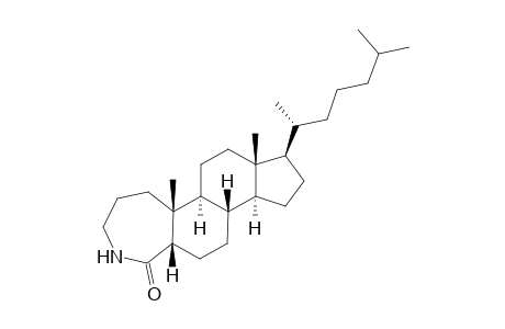 4-Aza-A-homo-5.beta.-cholestan-4a-one