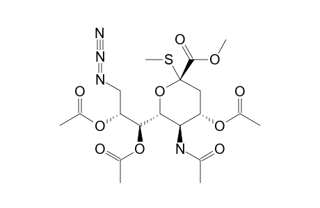 METHYL_(METHYL_5-ACETAMIDO-4,7,8-TRI-O-ACETYL-9-AZIDO-3,5,9-TRIDEOXY-2-THIO-D-GLYCERO-ALPHA-D-GALACTO-2-NONULOPYRANOSID)-ONATE