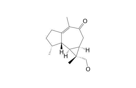 (4R,5S,6R,7R,11S)-12-HYDROXY-1(10)-AROMADENDREN-9-ONE