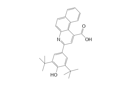 3-(3,5-di-tert-butyl-4-hydroxy-phenyl)-benzo[f]quinoline-1-carboxylic acid