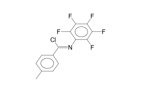 N-(PENTAFLUOROPHENYL)(4-METHYLBENZIMIDOYL)CHLORIDE