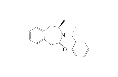 [R(ALPHA)-R]-4-METHYL-3-[(R)-1-PHENYLETHYL]-1,3,4,5-TETRAHYDRO-3-BENZAZEPIN-2-ONE