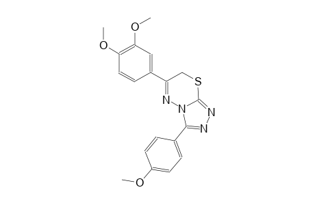 6-(3,4-dimethoxyphenyl)-3-(4-methoxyphenyl)-7H-[1,2,4]triazolo[3,4-b][1,3,4]thiadiazine