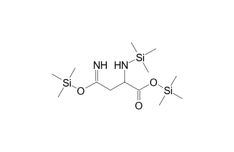 Asparagine, N,O,O'-tri-TMS