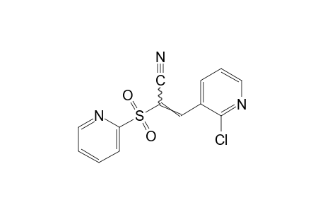 2-chloro-alpha-[(2-pyridyl)sulfonyl]-3-pyridineacrylonitrile