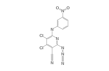 6-AZIDO-2-(3-NITROPHENYL)-AMINO-3,4-DICHLORO-5-CYANOPYRIDINE