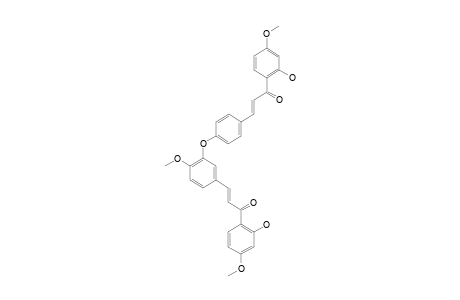 LUXENCHALCONETRIMETHYLETHER;4,4'-DIMETHOXY-2'-HYDROXYCHALCONE-(3->O->4'')-2'''-HYDROXY-4'''-METHOXYCHALCONE