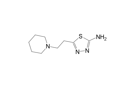 [1,3,4]Thiadiazol, 2-amino-5-(2-piperidin-1-ylethyl)-