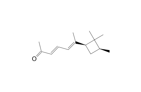 3,5-Heptadien-2-one, 6-(2,2,3-trimethylcyclobutyl)-, [1S-[1.alpha.(3E,5E),3.alpha.]]-