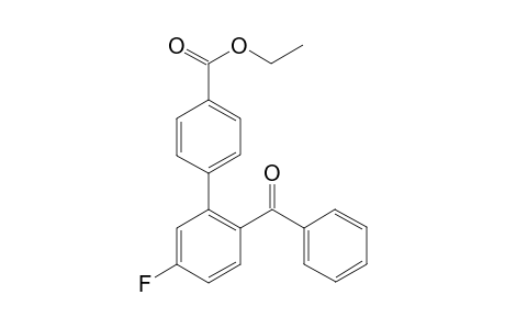 2'-benzoyl-5'-fluoro-biphenyl-4-carboxylic acid ethyl ester