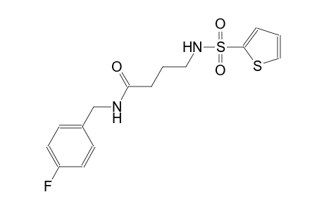 butanamide, N-[(4-fluorophenyl)methyl]-4-[(2-thienylsulfonyl)amino]-