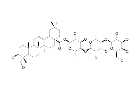 28-O-[GALACTOPYRANOSYL-(1->4)-RHAMNOPYRANOSYL-(1->4)-FUCOPYRANOSYL]-GYPSOGENIN-ESTER