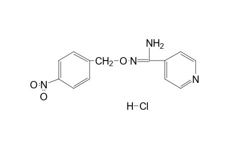 O-(p-NITROBENZYL)ISONICOTINAMIDOXIME, MONOHYDROCHLORIDE