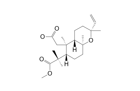 ENT-13-EPI-8,13-EPOXY-2,3-SECOLABD-14-ENE-2,3-DIOIC-ACID-3-METHYLESTER