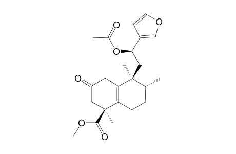 METHYL-12R-ACETOXY-15,16-EPOXY-2-OXO-ENT-HALIMA-5(10),13(16),14-TRIEN-18-OATE