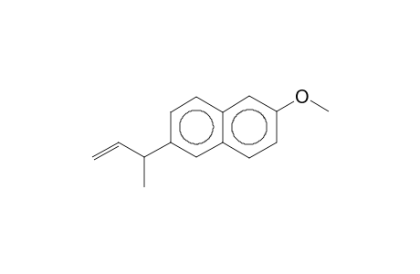 Naphthalene, 6-methoxy-2-(1-buten-3-yl)-