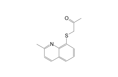 2-propanone, 1-[(2-methyl-8-quinolinyl)thio]-