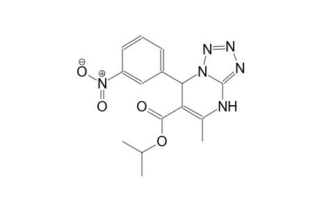 tetrazolo[1,5-a]pyrimidine-6-carboxylic acid, 4,7-dihydro-5-methyl-7-(3-nitrophenyl)-, 1-methylethyl ester