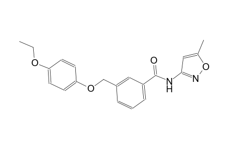 3-[(4-ethoxyphenoxy)methyl]-N-(5-methyl-3-isoxazolyl)benzamide