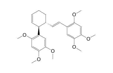 (+/-)-TRANS-3-(2,4,5-TRIMETHOXYPHENYL)-4-[(E)-2,4,5-TRIMETHOXYSTYRYL]-CYCLOHEXENE