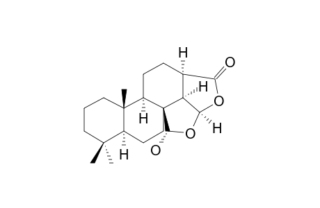 17-BETA-HYDROXY-15,17-OXIDOSPONGIAN-16-ONE;DENDRILLOL-1;[5-ALPHA,8(S),13-ALPHA,15-BETA]-(-)-8,15-DIHYDROXY-4,4-DIMETHYL-17-OXO-18-NOR-16-OXOANDROSTANE-8-CARBOX