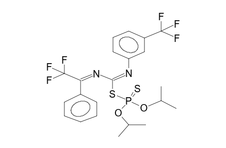 1,1,1-TRIFLUORO-2-PHENYL-5-(3-TRIFLUOROMETHYLPHENYL)-4-DIISOPROPOXYTHIOPHOSPHORYLTHIO-3,5-DIAZA-2,4-PENTADIENE