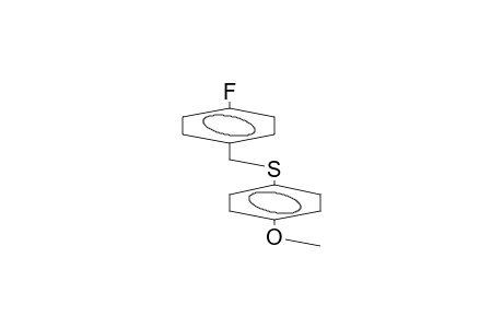 4-METHOXYPHENYL(4-FLUOROBENZYL)SULPHIDE